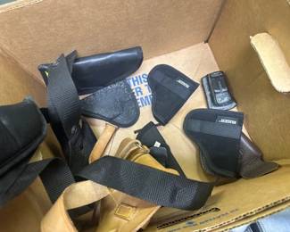 LOT OF HOLSTERS