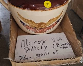 MCCOY POTTERY SPIRIT OF 76