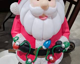 BLOW MOLD SANTA CHRISTMAS DECOR