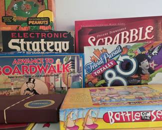 vintage games, board games