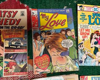 Old romance comics