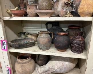 Old clay pots