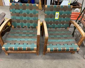Comfortable outdoor chairs
