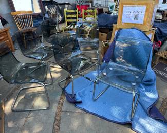 6 Smokey Tobias chairs