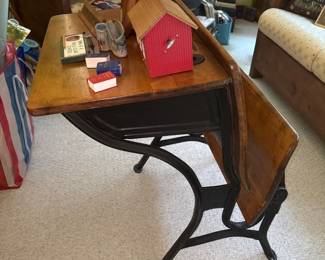 antique school desk