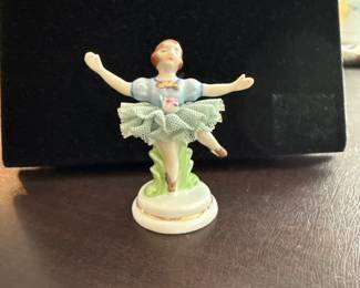 vintage Japanese porcelain ballerina