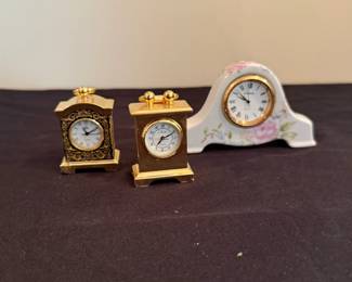 Miniature Desk Clocks