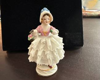 Japanese Porcelain Girl Figurine