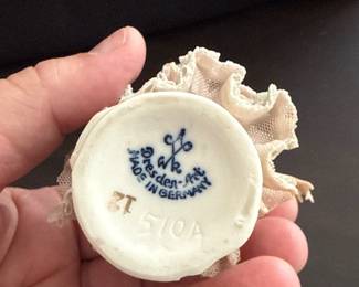 Dresden Lace Porcelain Figurine