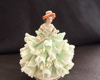 Irish Dresden "Lydia" Porcelain figurine - Emerald Collection