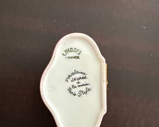Limoges porcelain Trinket box