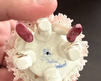 Irish Dresden "Julia" Porcelain Figurine - Emerald Collection