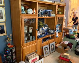 oak entertainment center