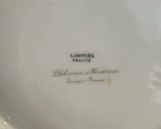 Limoges Porcelain footed bowl