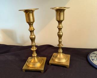 brass candlesticks
