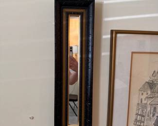 Narrow rectangle mirror