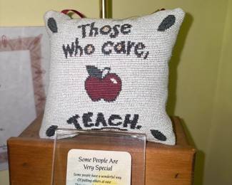 Those Who Care, Teach Pillow
