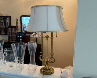 Stiffel brass table lamp