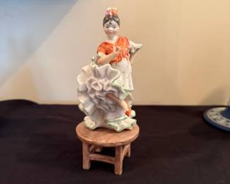 Porcelain figurine Flamenco dancer