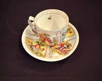 Dresden Porcelain cup and saucer
