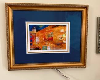 abstract or expressionist landscape