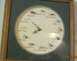 FISH LURE CLOCK