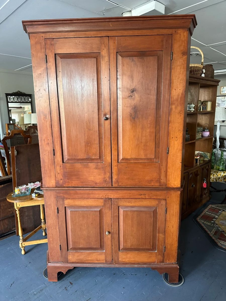 Antique Corner Cabinet Cupboard