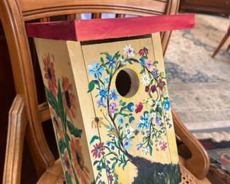 Hand Painted Bird House