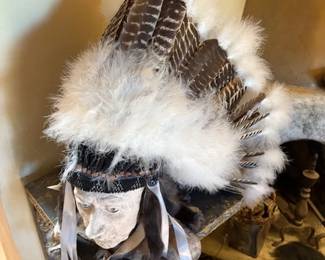 Native American made headdress
