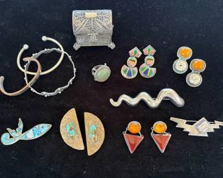 More vintage Taxco and Oaxaca sterling pieces