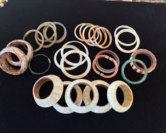 Vintage bangle bracelets