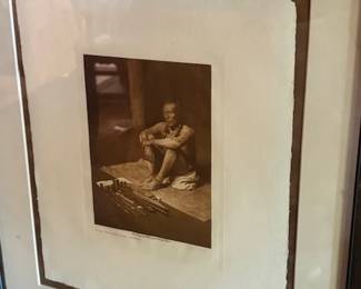 Edward Curtis 'Arikara Medicine-Lodge'