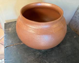 Vintage Pueblo micaceous bowl