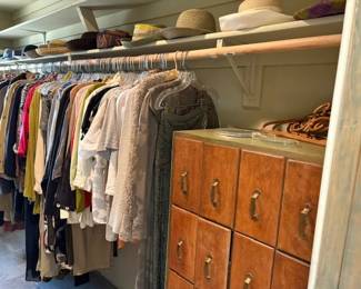 More vintage hats and clothing (yes, there is a second closet full!)