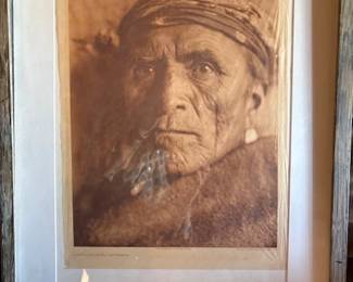 Edward Curtis 'A Zuni Governor'