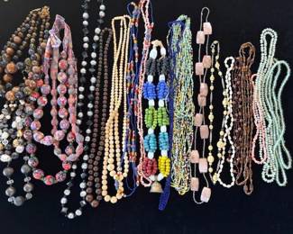 More beads and necklaces