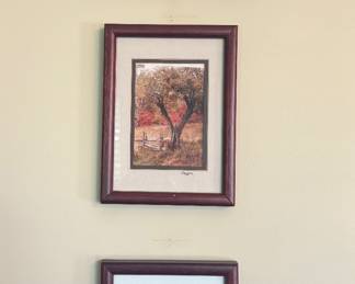 Multiple Signed Watercolors, Various sizes and content