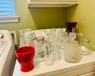 Various Vases, Basic and Lead Crystal