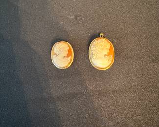 14kt and 18 kt Italian and British Cameos