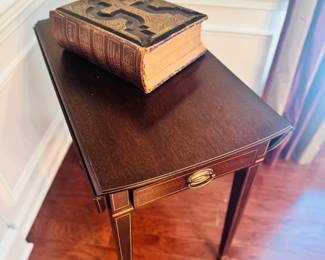 Kittinger Drop Leaf Side Table, Bible C. 1800's