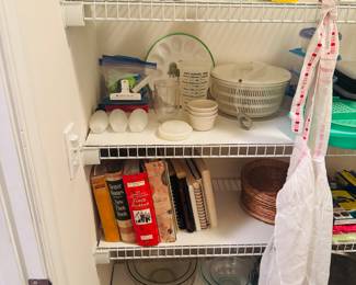 Practical Kitchen Wares, Cook Books, Plastics, Bake wares, etc.