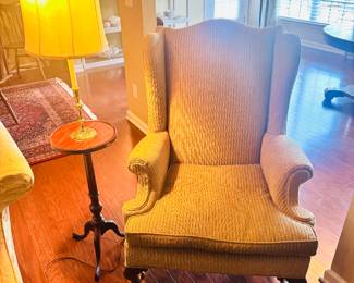 Arm Chair, Kittinger Table Floor Lamp