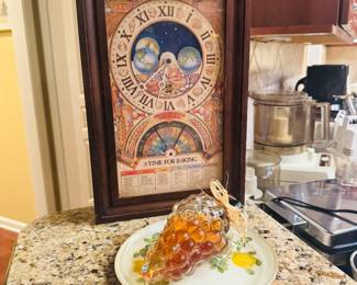 Vintage Kitchen Decor, Clock