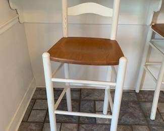 Set of 6 bar height barstools 