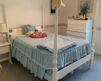 Full size Canopy bed (Canopy not shown) 