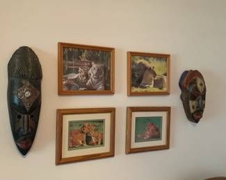 African masks 