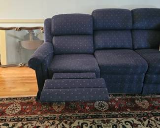 Reclining sofa and loveseat