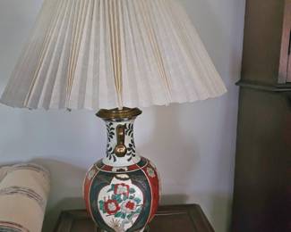Pair of oriental lamps