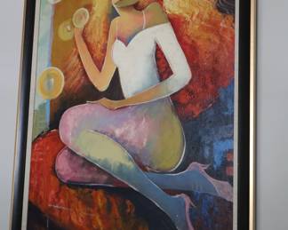 Painted artwork