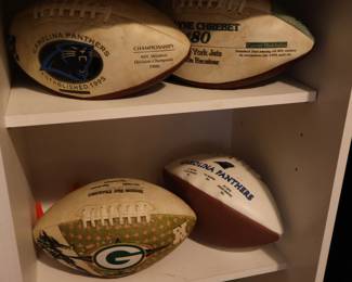 Various footballs